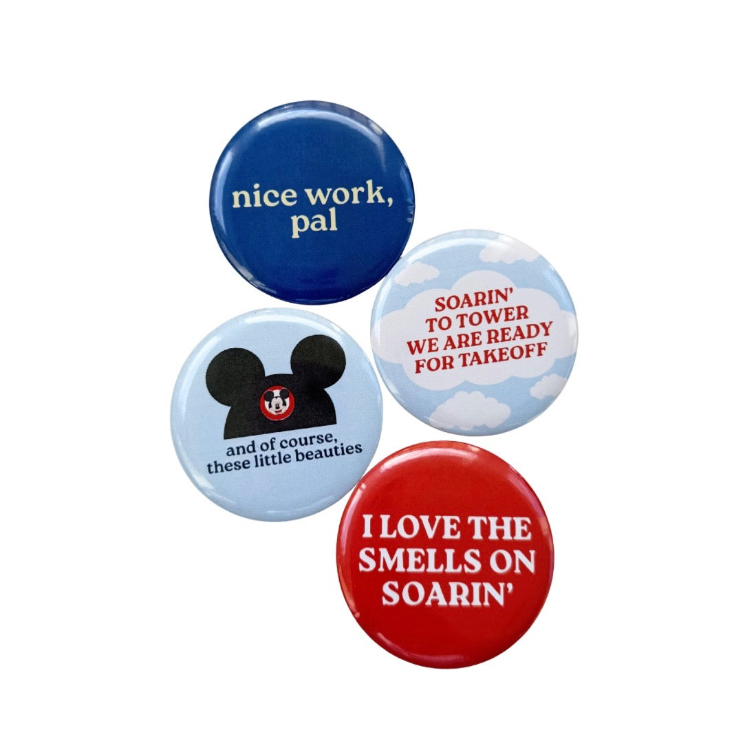 Soarin 2.25" Button Pack