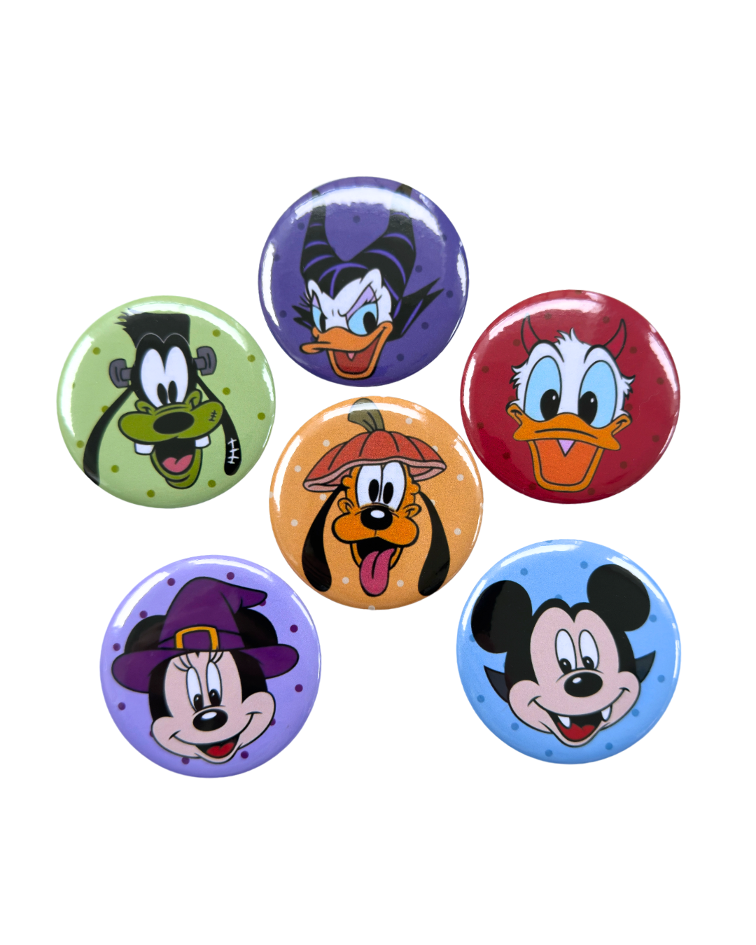 Spooky Friends 2.25" Button Pack