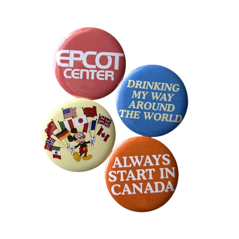 World Showcase 2.25" Button Pack