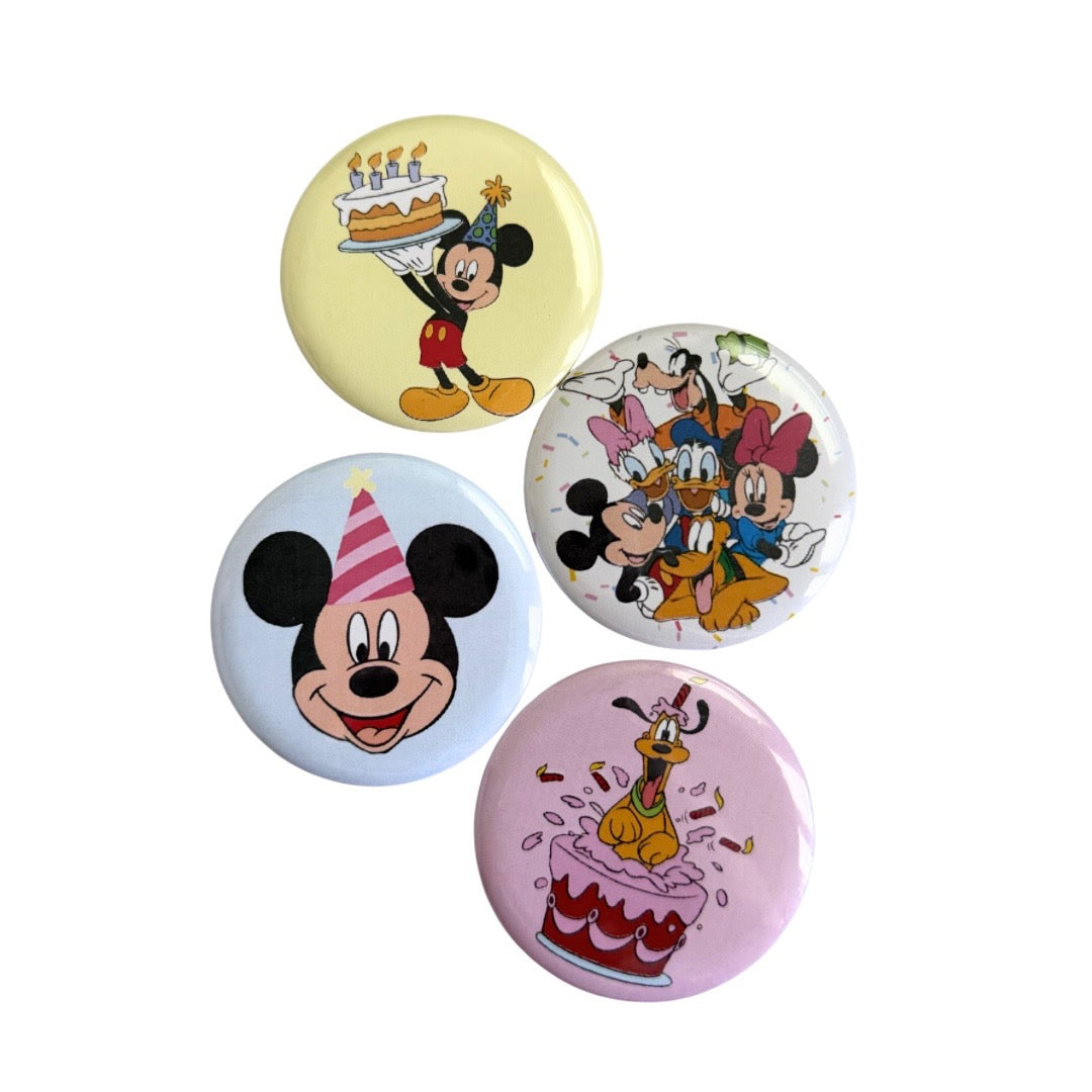 Birthday Pals 2.25" Button Pack